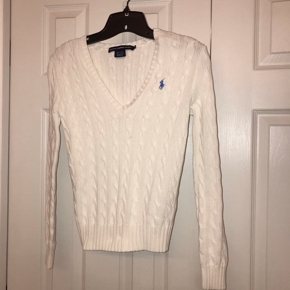 White Ralph Lauren sweater